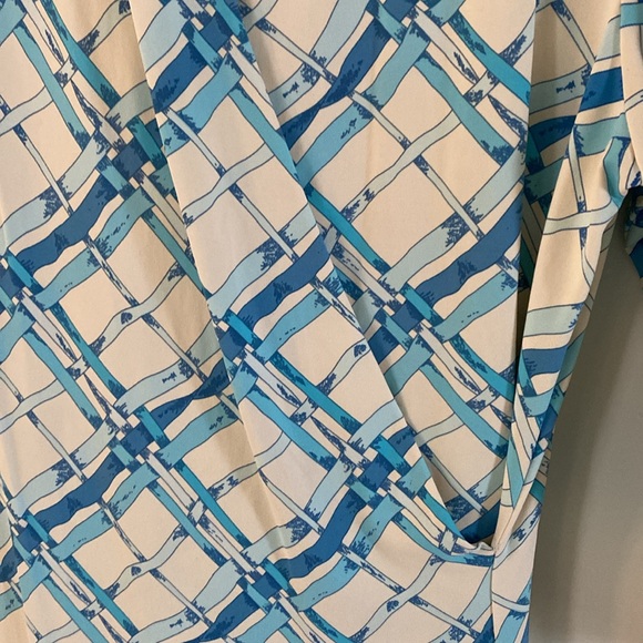 J. McLaughlin Mid Length Wrap Front Dress - Picture 2 of 7